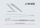 Пинцет хирургический общего назначения ПХ 250*2,5 П-325 J-16-035