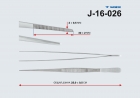 Пинцет анатомический общего назначения ПА 250*2,5 П-225 J-16-026