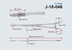 Корнцанг прямой щ-20-1 J-18-046